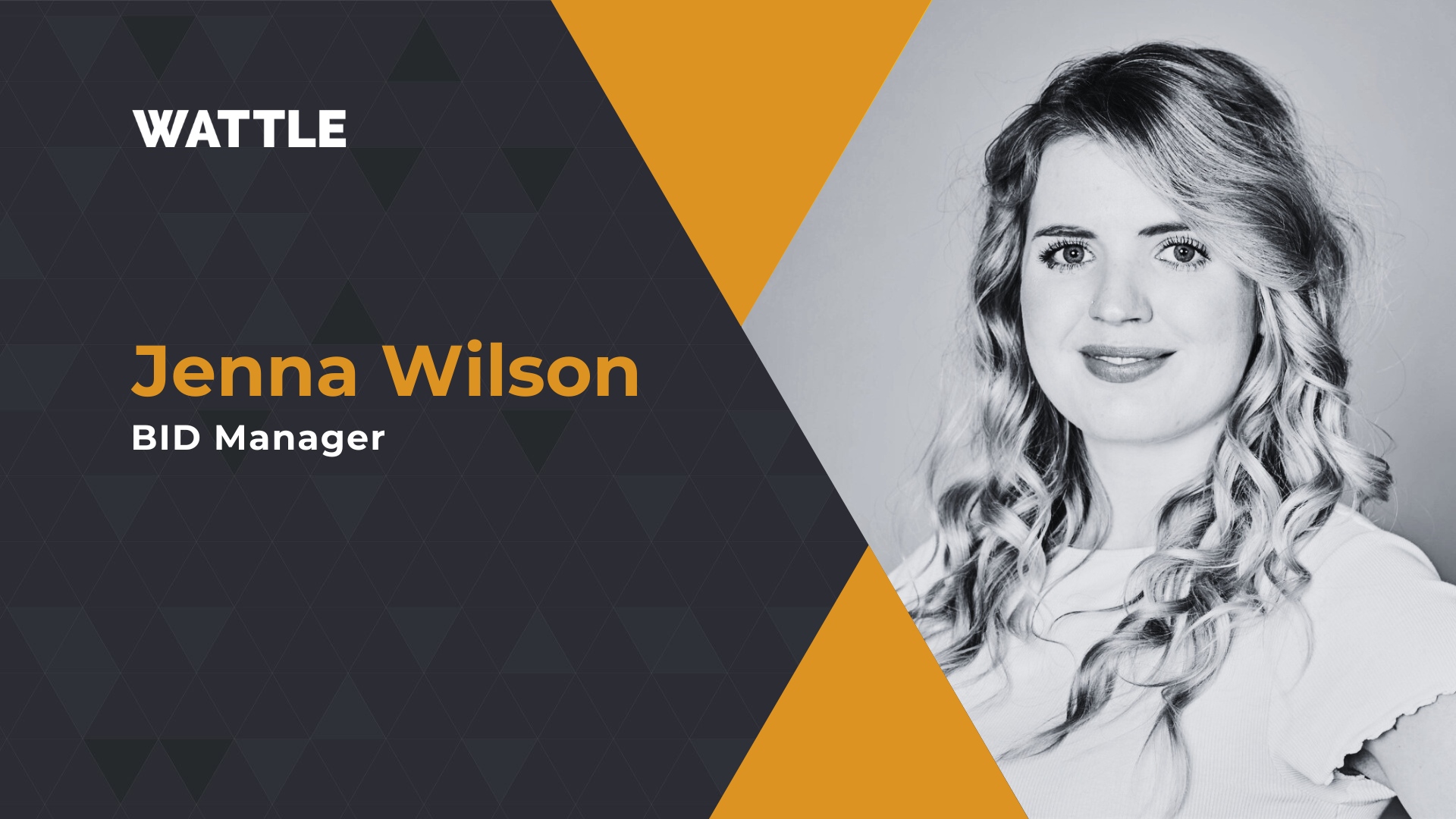 Jenna Wilson, Bid Manager at Wattle