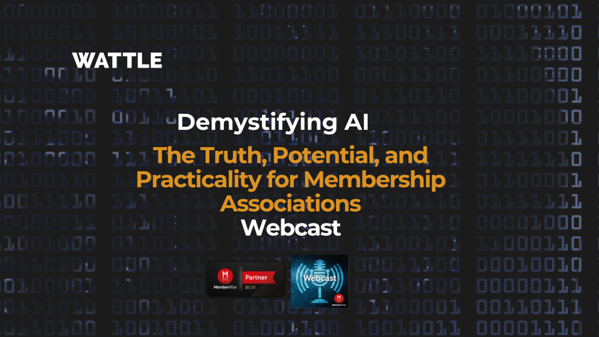 Demystifying AI for Membership Organisations - Free On-Demand Webcast — listing image