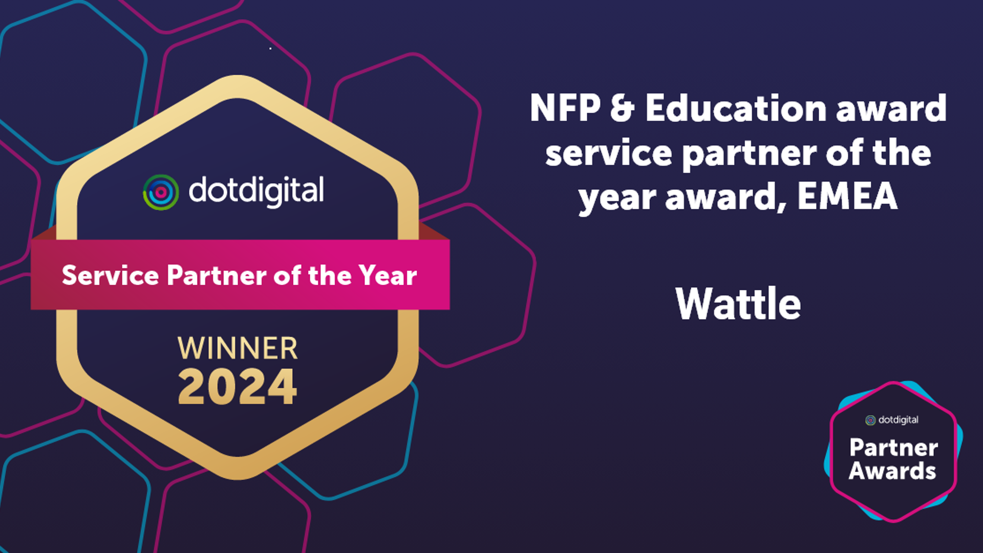 Wattle awarded Dotdigital Service Partner of the Year 2024 — listing image